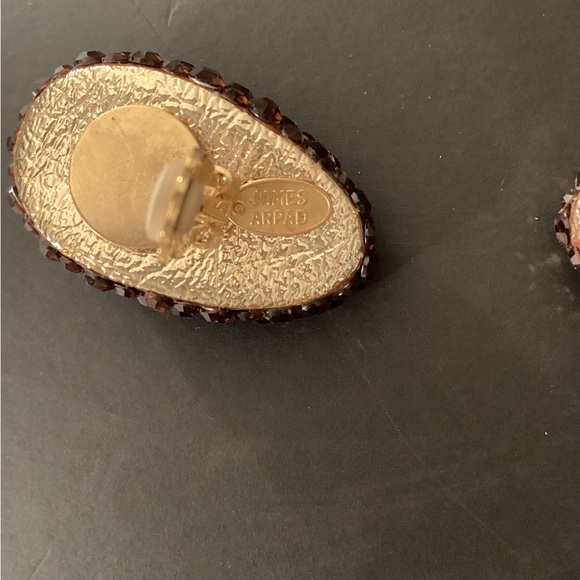 Vintage James Arpad Rhinestone Earrings - Picture 10 of 13